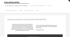 Desktop Screenshot of interaktionell.de