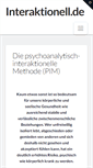 Mobile Screenshot of interaktionell.de