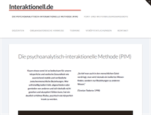 Tablet Screenshot of interaktionell.de